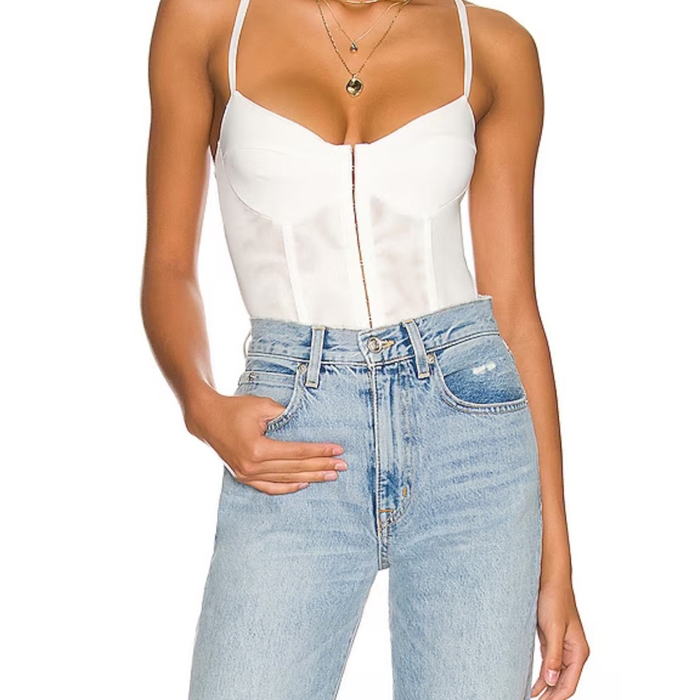 Free people white bodysuit